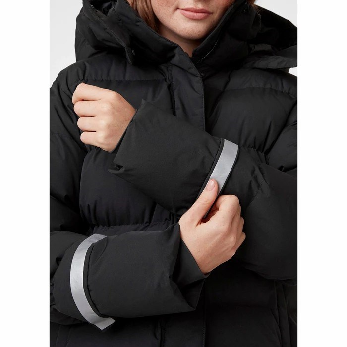 Women's Helly Hansen W Aspire Puffy Winter Jackets Black | 016-WEOXMB