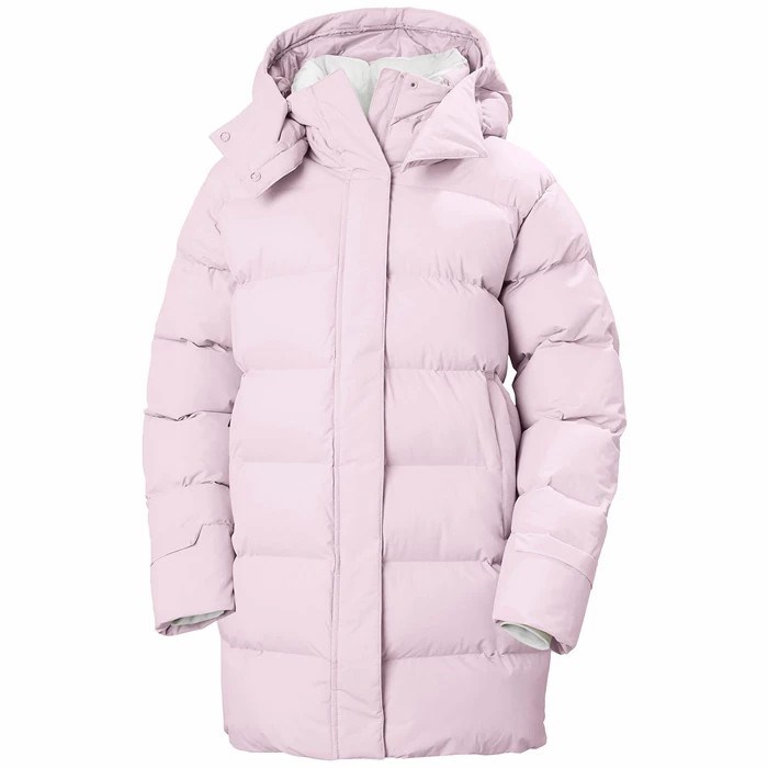 Women\'s Helly Hansen W Aspire Puffy Winter Jackets White / Purple | 654-WDCFZU