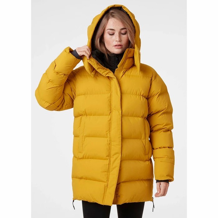 Women's Helly Hansen W Aspire Puffy Winter Jackets Brown / Grey | 978-EKCZIJ