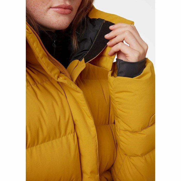 Women's Helly Hansen W Aspire Puffy Winter Jackets Brown / Grey | 978-EKCZIJ