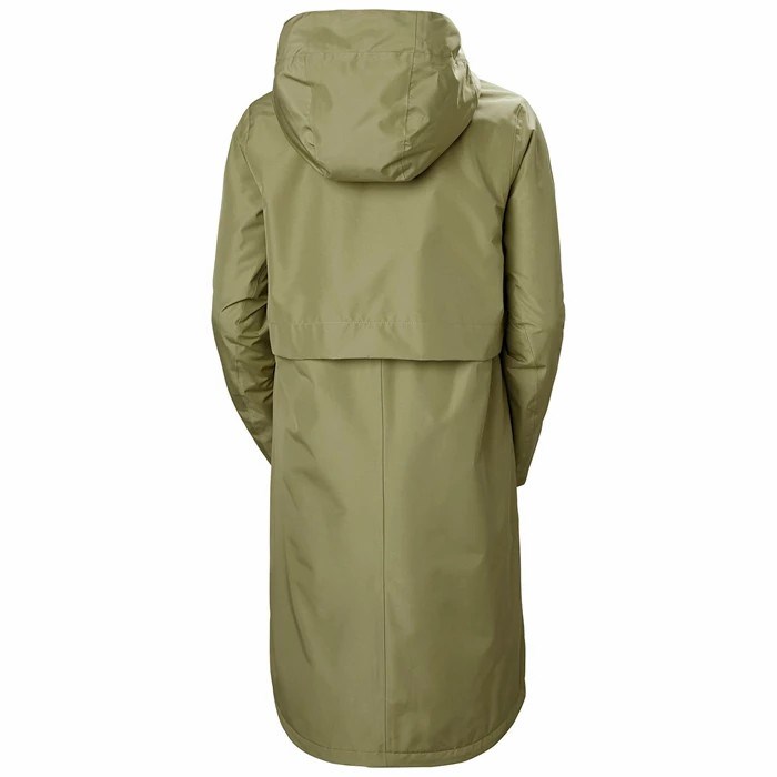 Women's Helly Hansen W Aspire Rain Parka Olive | 831-TMEZXY