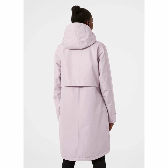 Women's Helly Hansen W Aspire Rain Parka Grey | 865-NDRPEM