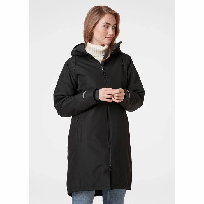 Women's Helly Hansen W Aspire Waterproof Jackets Black | 275-RXSIBU