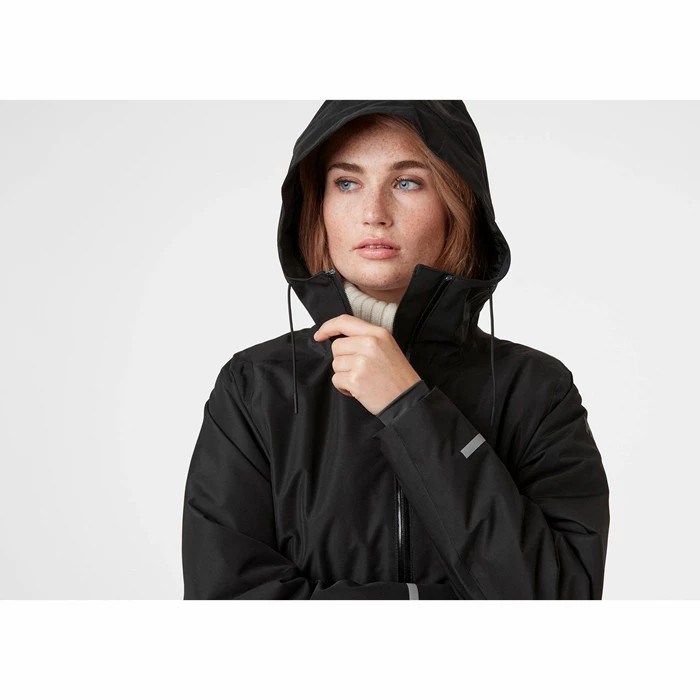 Women's Helly Hansen W Aspire Waterproof Jackets Black | 275-RXSIBU