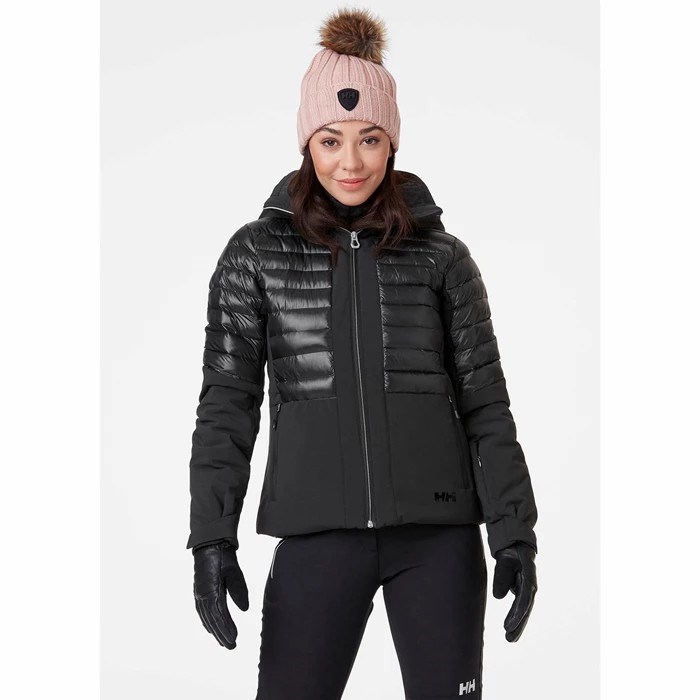 Women's Helly Hansen W Avanti Ski Jackets Black | 143-HRGIVJ