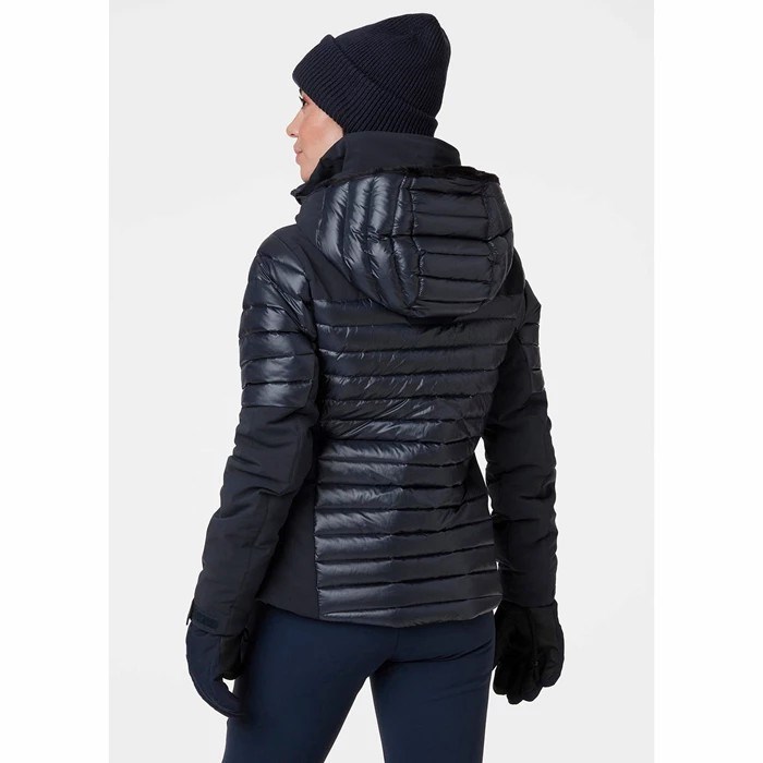 Women's Helly Hansen W Avanti Ski Jackets Navy | 671-CBASFK