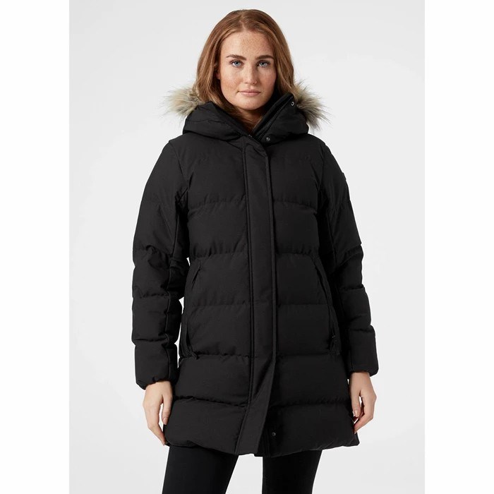 Women's Helly Hansen W Blossom Puffy Winter Jackets Black | 140-EVUFYN