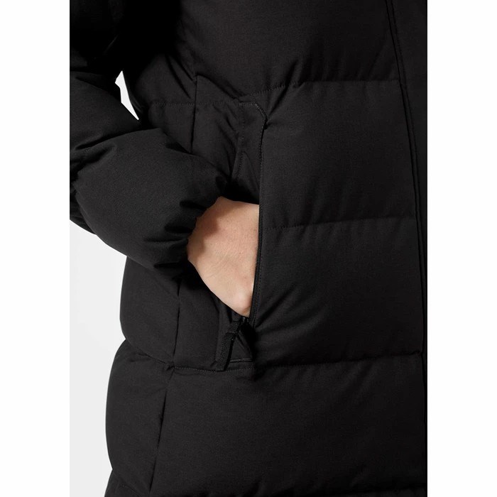 Women's Helly Hansen W Blossom Puffy Winter Jackets Black | 140-EVUFYN