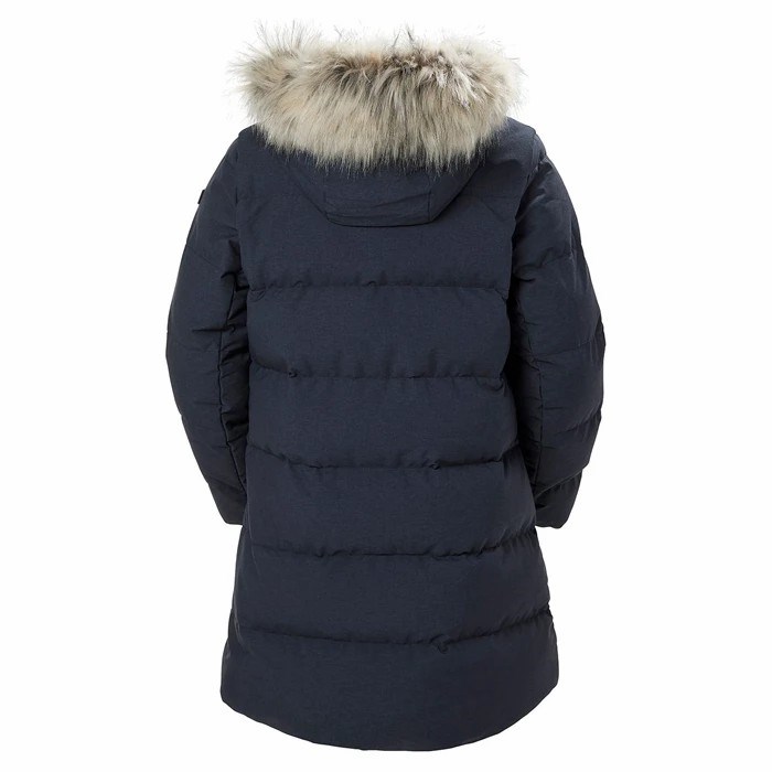 Women's Helly Hansen W Blossom Puffy Winter Jackets Navy | 453-KOETMU