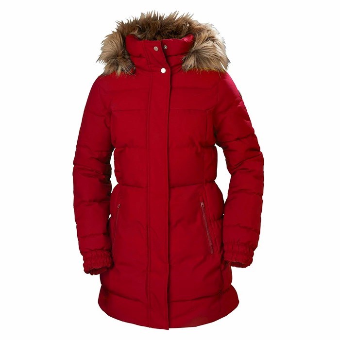 Women\'s Helly Hansen W Blume Puffy Casual Jackets Red | 190-TCBYOJ