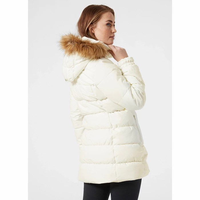 Women's Helly Hansen W Blume Puffy Casual Jackets White | 542-HEXMYU