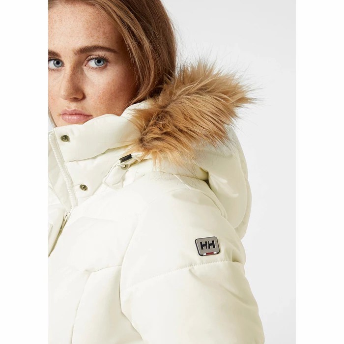 Women's Helly Hansen W Blume Puffy Casual Jackets White | 542-HEXMYU