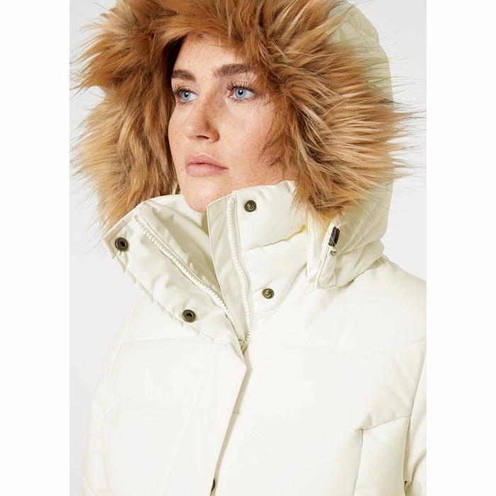 Women's Helly Hansen W Blume Puffy Casual Jackets White | 542-HEXMYU