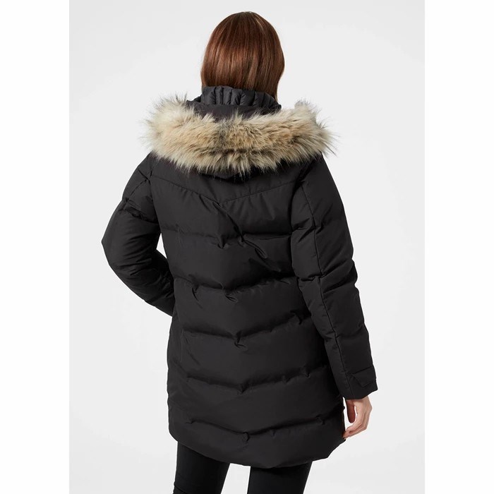 Women's Helly Hansen W Bouvet Parka Black | 674-PRBFHZ