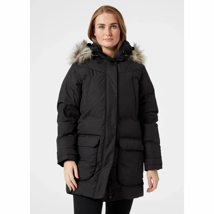 Women's Helly Hansen W Bouvet Parka Black | 674-PRBFHZ