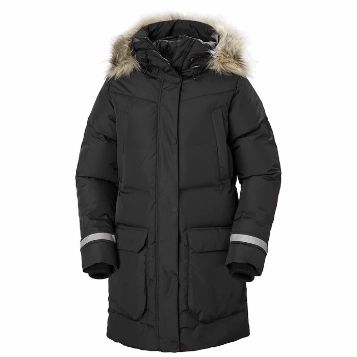 Women\'s Helly Hansen W Bouvet Parka Black | 674-PRBFHZ