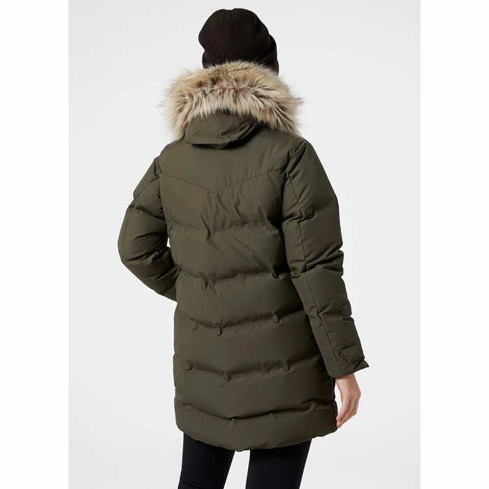 Women's Helly Hansen W Bouvet Parka Grey | 736-MLDVEK