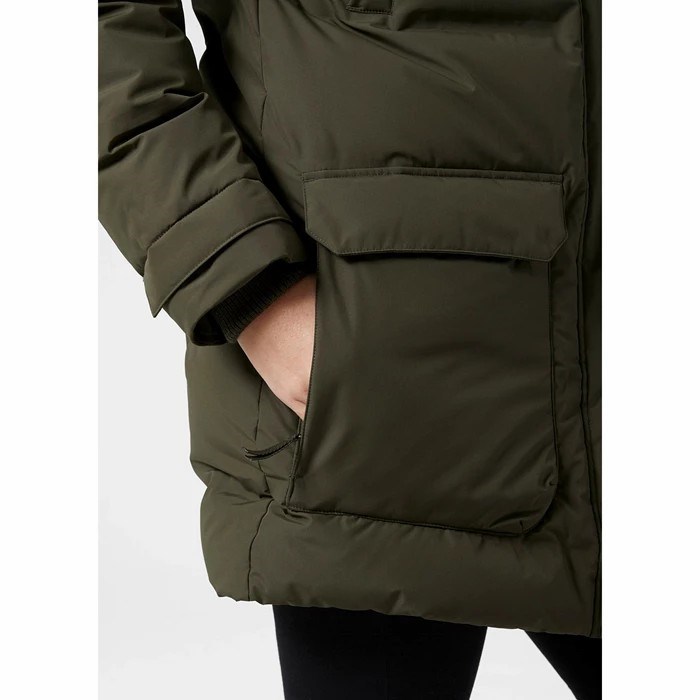 Women's Helly Hansen W Bouvet Parka Grey | 736-MLDVEK