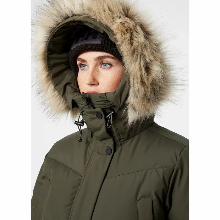 Women's Helly Hansen W Bouvet Parka Grey | 736-MLDVEK