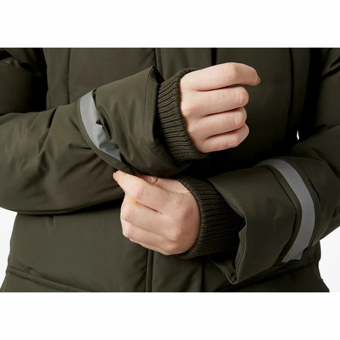 Women's Helly Hansen W Bouvet Parka Grey | 736-MLDVEK