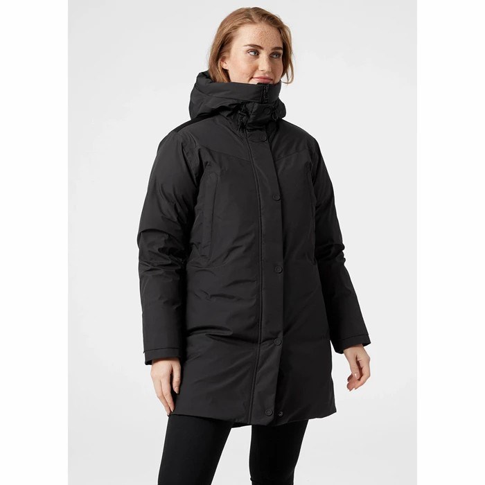 Women's Helly Hansen W Bouvet Winter Jackets Black | 159-QASFOE