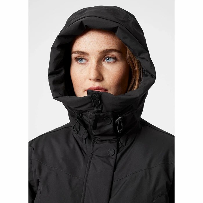 Women's Helly Hansen W Bouvet Winter Jackets Black | 159-QASFOE