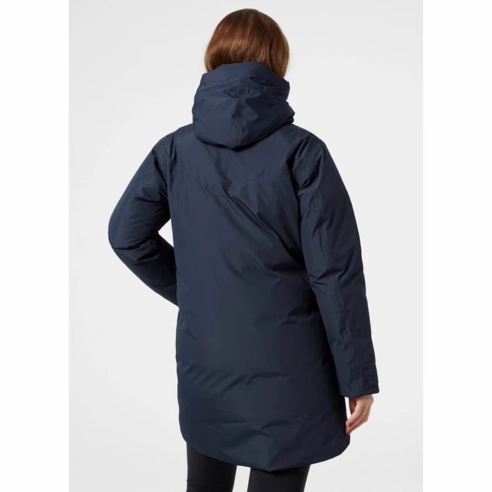 Women's Helly Hansen W Bouvet Winter Jackets Navy | 973-NJAUMO