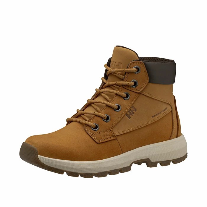 Women's Helly Hansen W Bowstring Work Boots Orange Brown | 685-KCNOXA