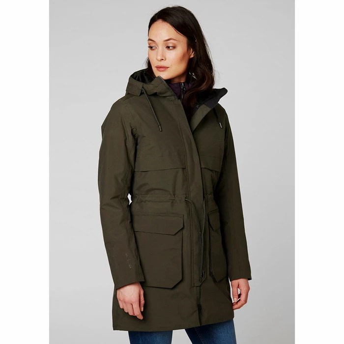 Women's Helly Hansen W Boyne Parka Black | 921-FBGPKC