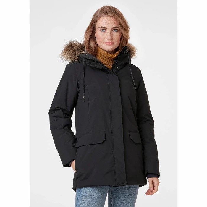 Women's Helly Hansen W Classic Parka Black | 109-GRIMEA