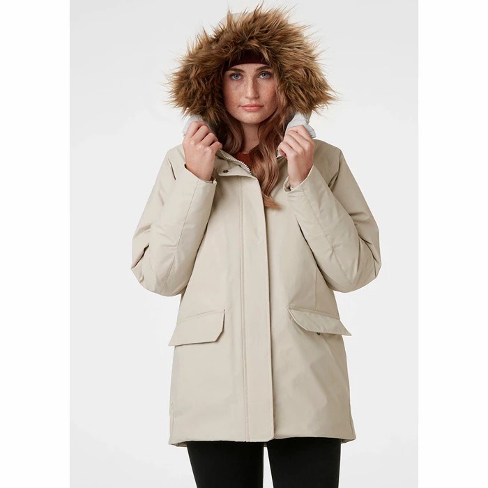 Women's Helly Hansen W Classic Parka Grey | 395-RWZGDA