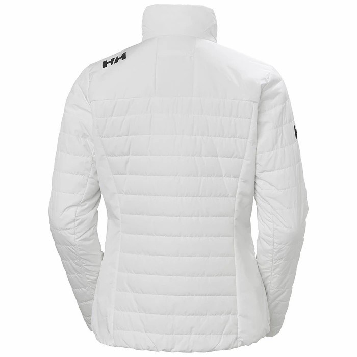 Women's Helly Hansen W Crew 2.0 Midlayer Jackets White | 403-QKNLTU