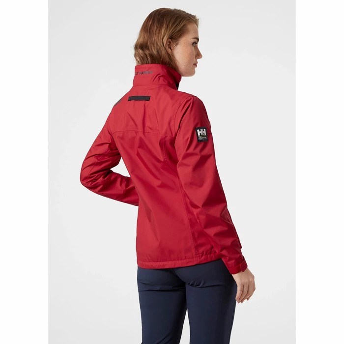 Women's Helly Hansen W Crew Casual Jackets Red | 095-FYNADM