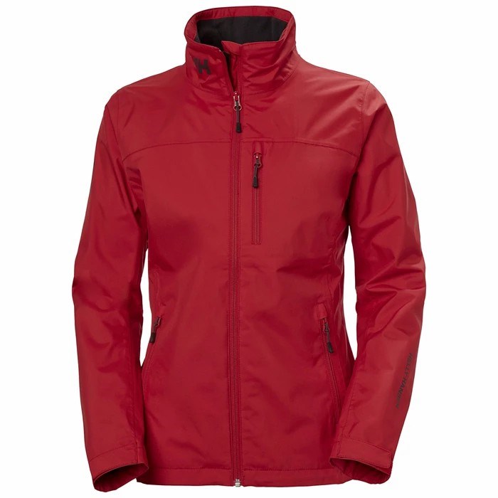 Women\'s Helly Hansen W Crew Casual Jackets Red | 095-FYNADM