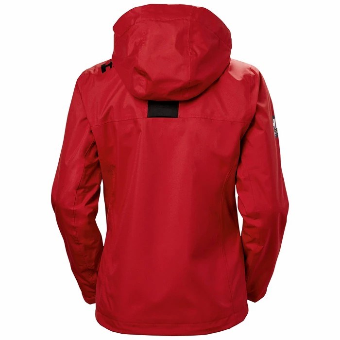 Women's Helly Hansen W Crew Hooded Midlayer Jackets Red | 280-HCDNGZ