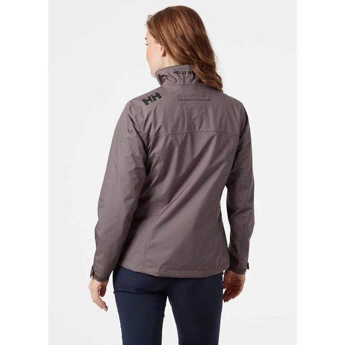 Women's Helly Hansen W Crew Midlayer Casual Jackets Grey | 491-MDNHXT