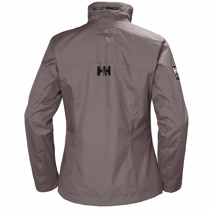 Women's Helly Hansen W Crew Midlayer Casual Jackets Grey | 491-MDNHXT