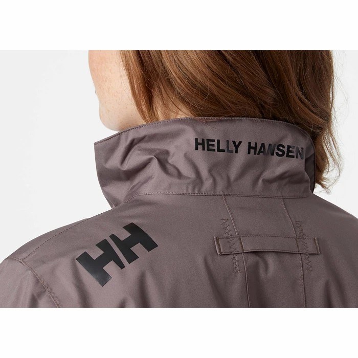 Women's Helly Hansen W Crew Midlayer Casual Jackets Grey | 491-MDNHXT