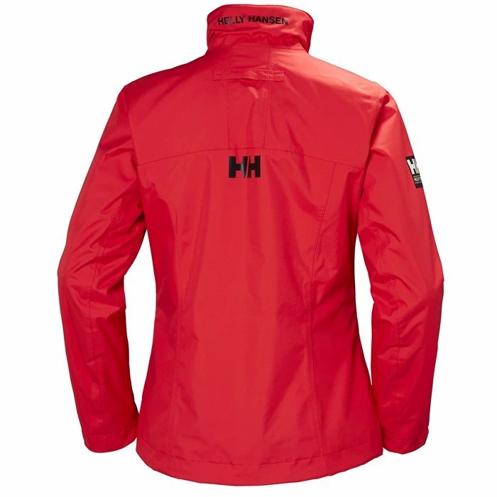 Women's Helly Hansen W Crew Midlayer Jackets Red | 024-ZFQHAM