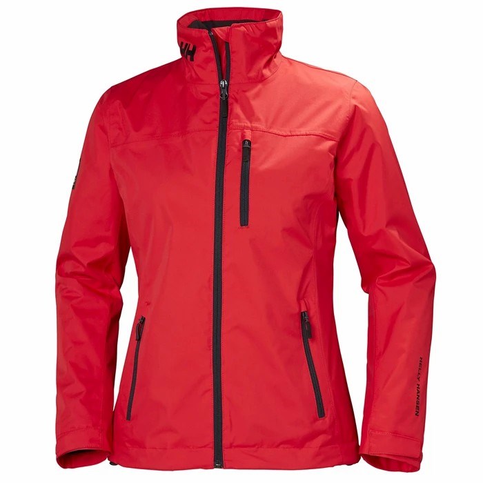 Women\'s Helly Hansen W Crew Midlayer Jackets Red | 024-ZFQHAM