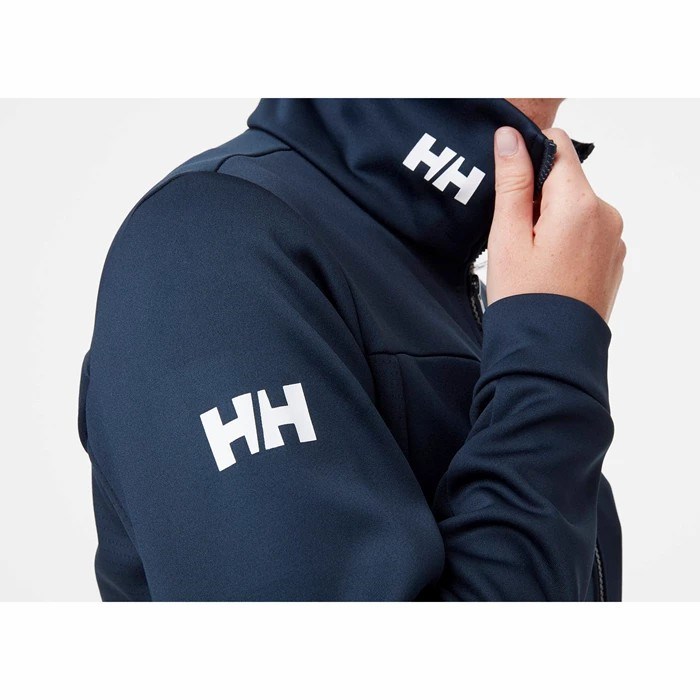 Women's Helly Hansen W Crew Midlayer Jackets Navy | 639-ROXMYH