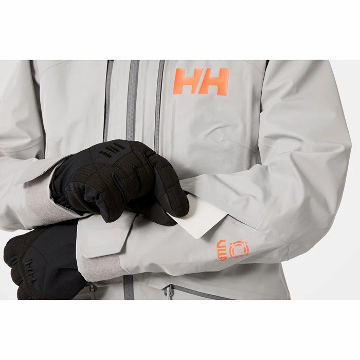 Women's Helly Hansen W Elevation Infinity Jkt Ski Jackets Grey | 271-SRFEPM