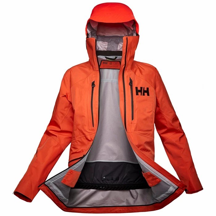 Women\'s Helly Hansen W Elevation Infinity Jkt Shell Jackets Red / Orange | 307-WVRCPH