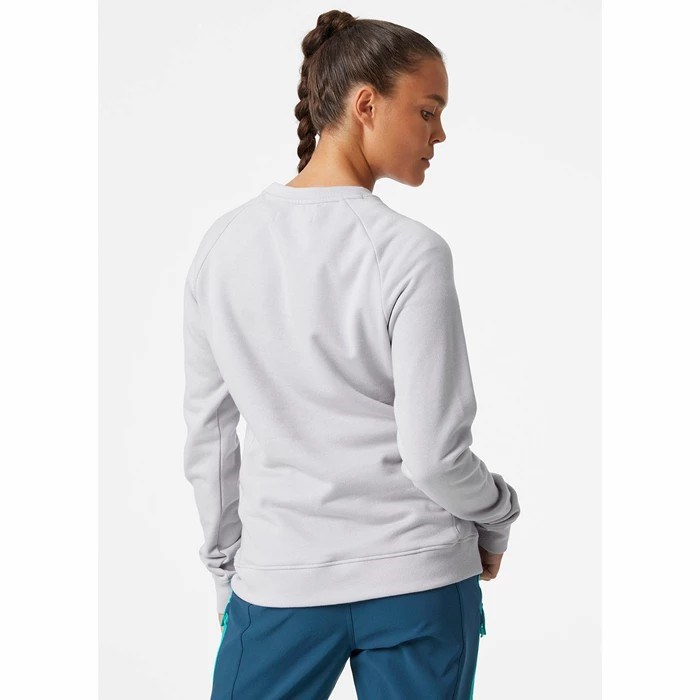 Women's Helly Hansen W F2f Organic Cotton Shirts Grey | 371-HYKXZU