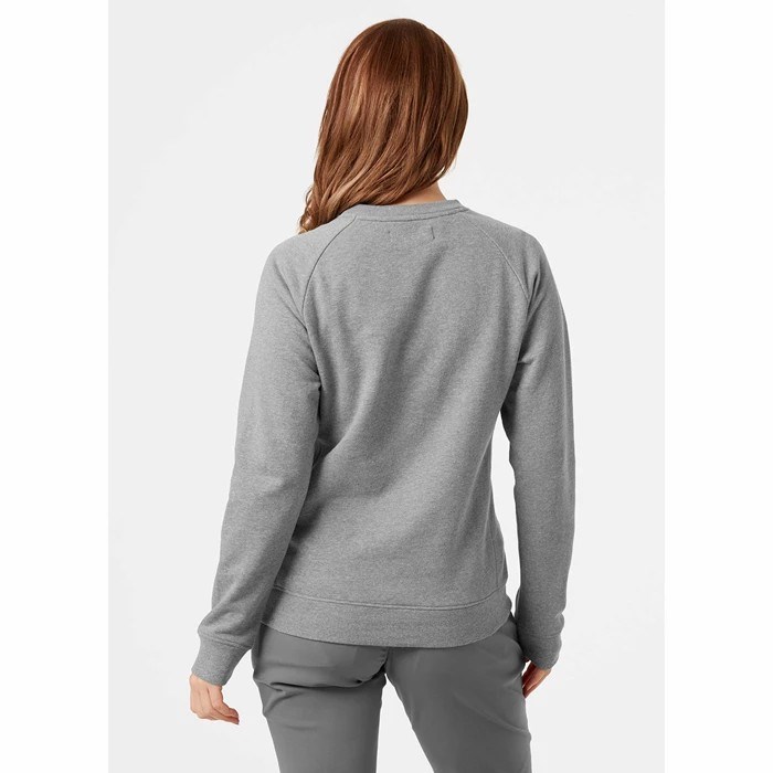 Women's Helly Hansen W F2f Organic Cotton Shirts Grey | 940-EKSZLJ