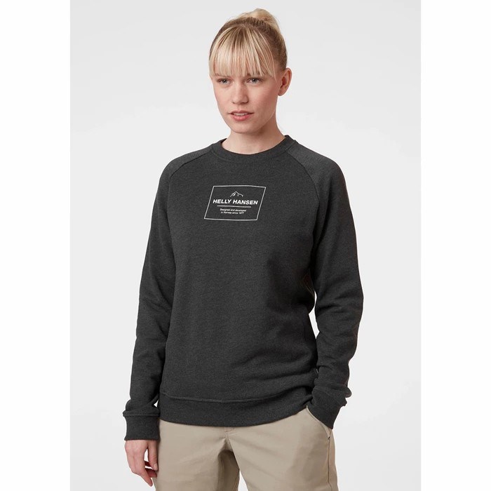 Women's Helly Hansen W F2f Organic Cotton Shirts Grey | 946-AJNBVD