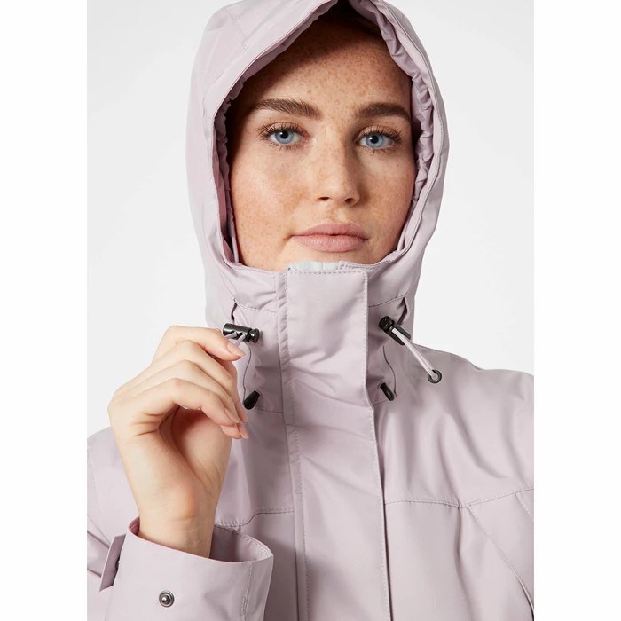 Women's Helly Hansen W Frida Insulated Parka Grey | 104-WXUYVC