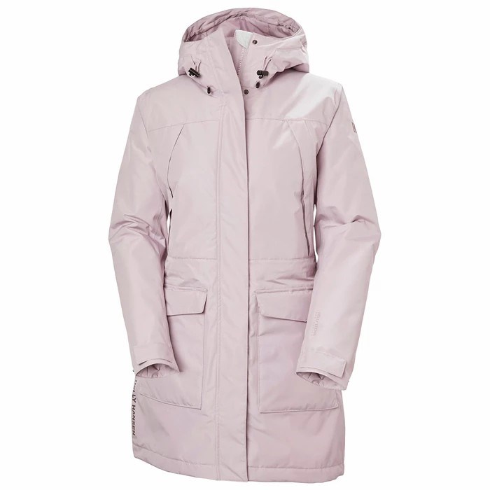 Women\'s Helly Hansen W Frida Insulated Parka Grey | 104-WXUYVC