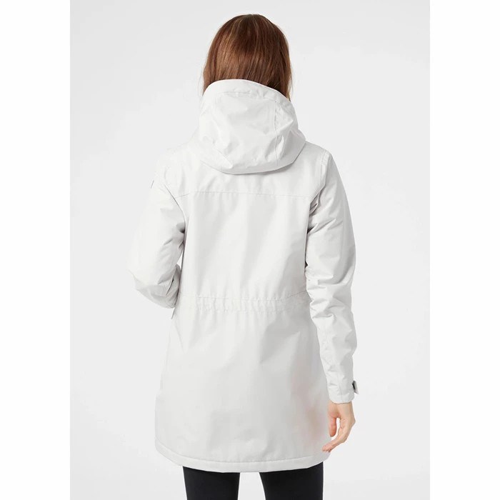 Women's Helly Hansen W Frida Insulated Parka Grey | 972-WZKRAL