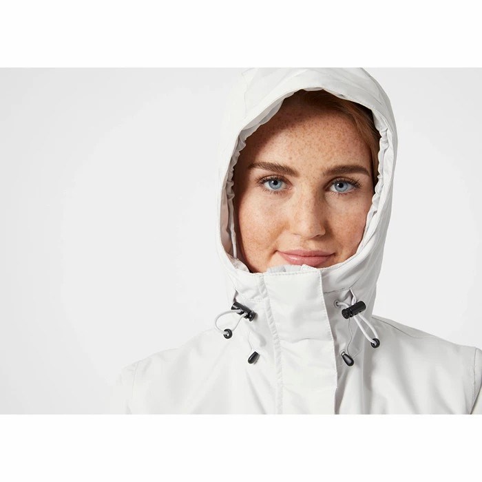 Women's Helly Hansen W Frida Insulated Parka Grey | 972-WZKRAL